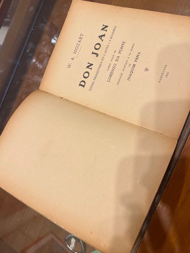 Don Joan de Mozart, Barcelona 1931