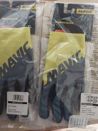 NUEVOS. GUANTES DE CICLISMO MTB MAVIC DEEMAX GLOVE
