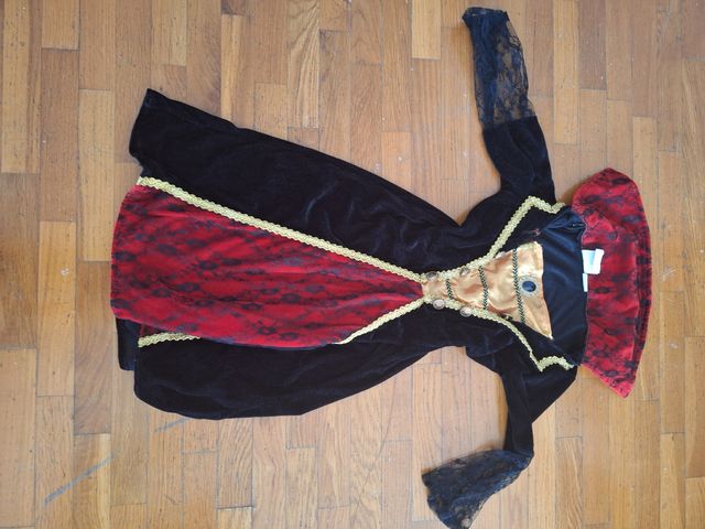 Disfraz Vampiresa niña talla 3/4