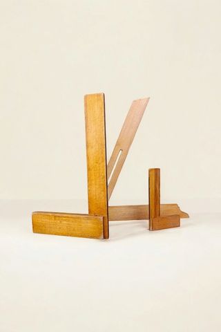 Escuadras madera vintage