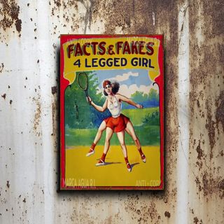 PLACA METALICA CIRCO CARTEL RETRO DECORATIVO METAL