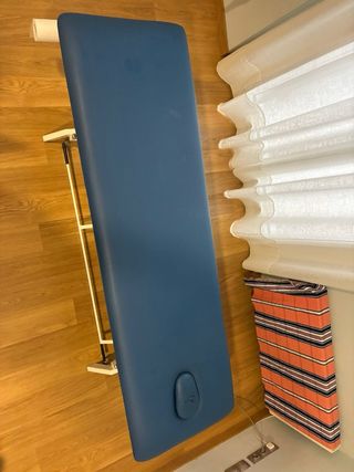 Camilla y taburete para fisioterapia y osteopatia