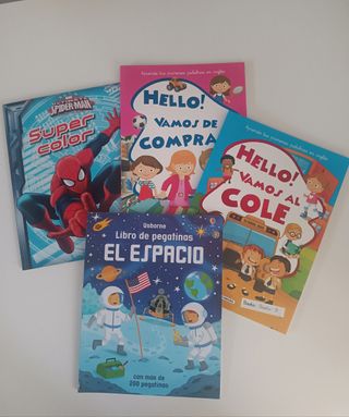 Lote libros infantiles actividades 
