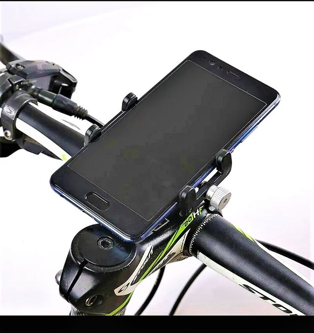 Soporte de teléfono para bicicleta, patín , moto.