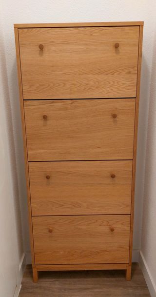 Zapatero madera 4 cajones