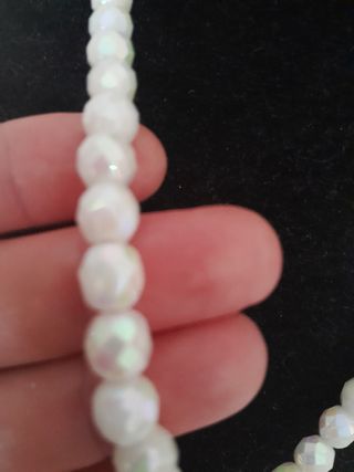 Collar perlas irisadas vintage