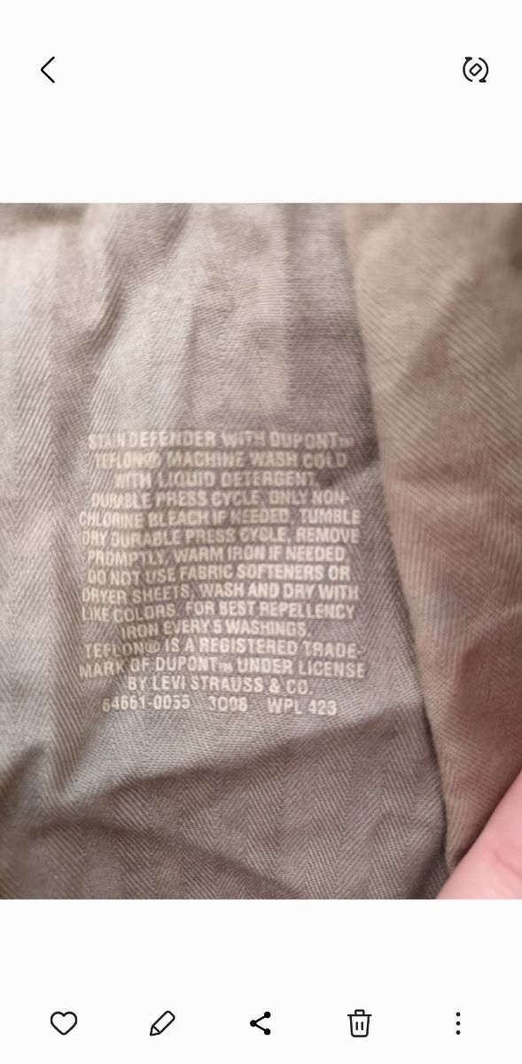 Camisa Dockers XL - Marrom e verde oliva