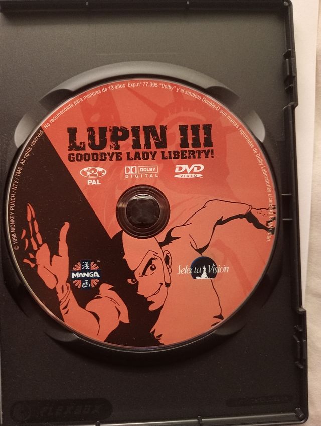 Lupin III: Adiós Lady Liberty (DVD)