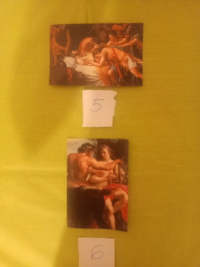 Láminas de arte para coleccionistas 12 x 8 cm