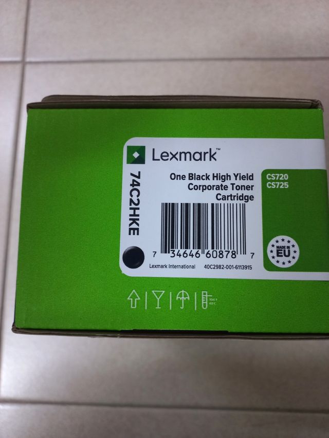 Lexmark 74C2HKE Toner - Alta capacidade