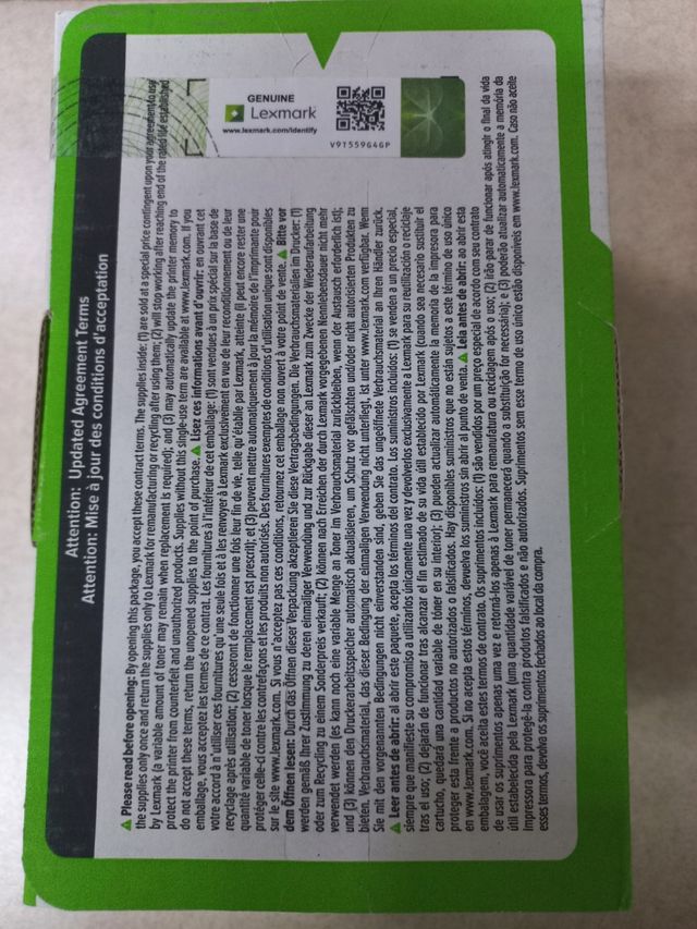 Lexmark 74C2HKE Toner - Alta capacidade