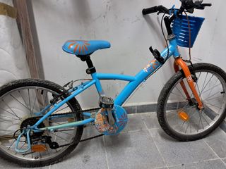 Bicicleta niña 20 pulgadas azul