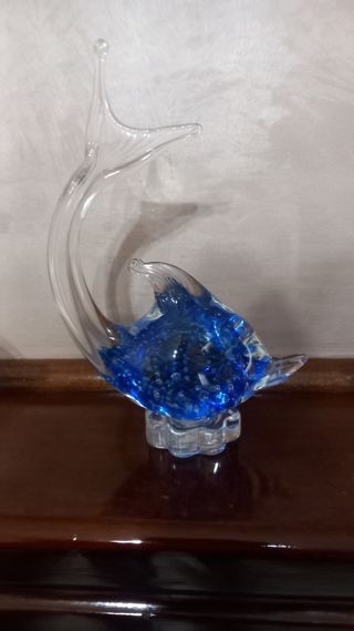 Pesce Murano Blu Cobalto