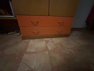 Habitación juvenil :Armario + cama nido+escritorio