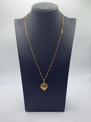 Ref267 Cadena con colgante de oro de 18k