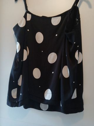 Blusa negra lunares Punt Roma