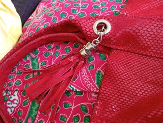 BOLSO PIEL BOHO ROJO TOTE