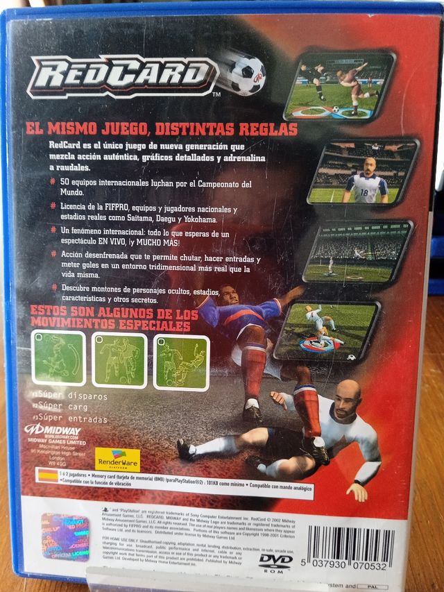 Redcard PS2 - Gioco Sportivo