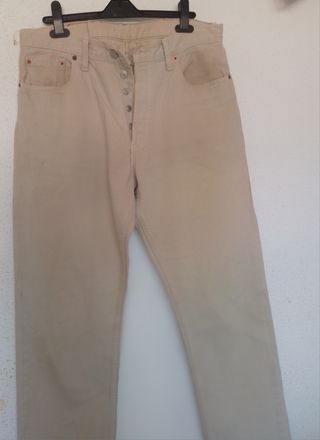 Levi's 501 Beige - Pantalones