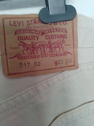 Levi's 501 Beige - Pantalones