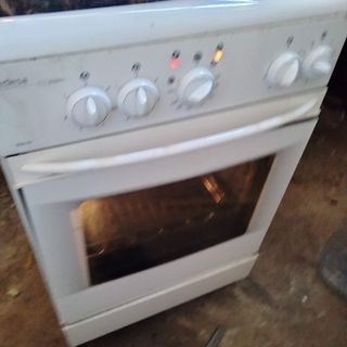 Horno cocina blanco
