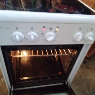 Horno cocina blanco