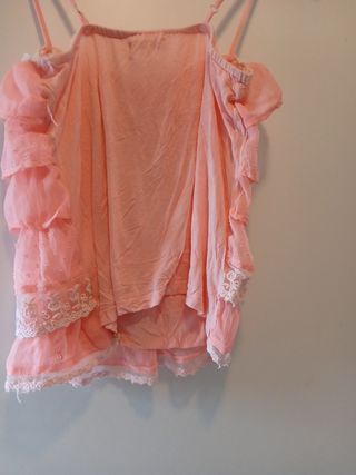 Blusa rosa - Tirantes