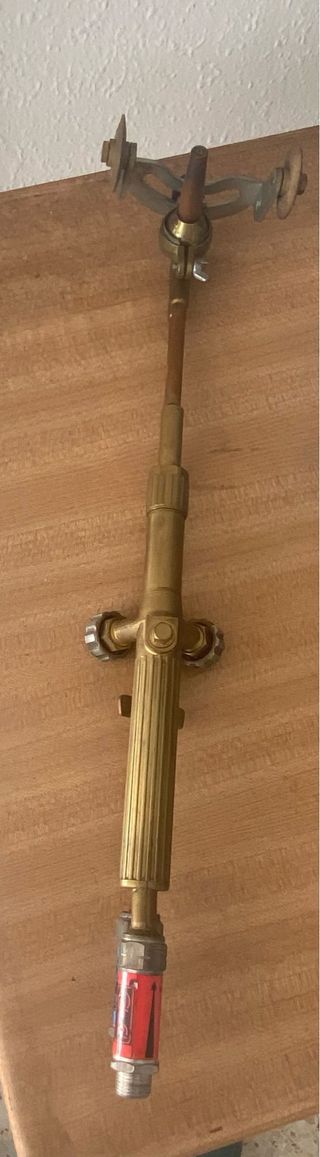 Soplete antiguo de metal