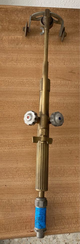 Soplete antiguo de metal