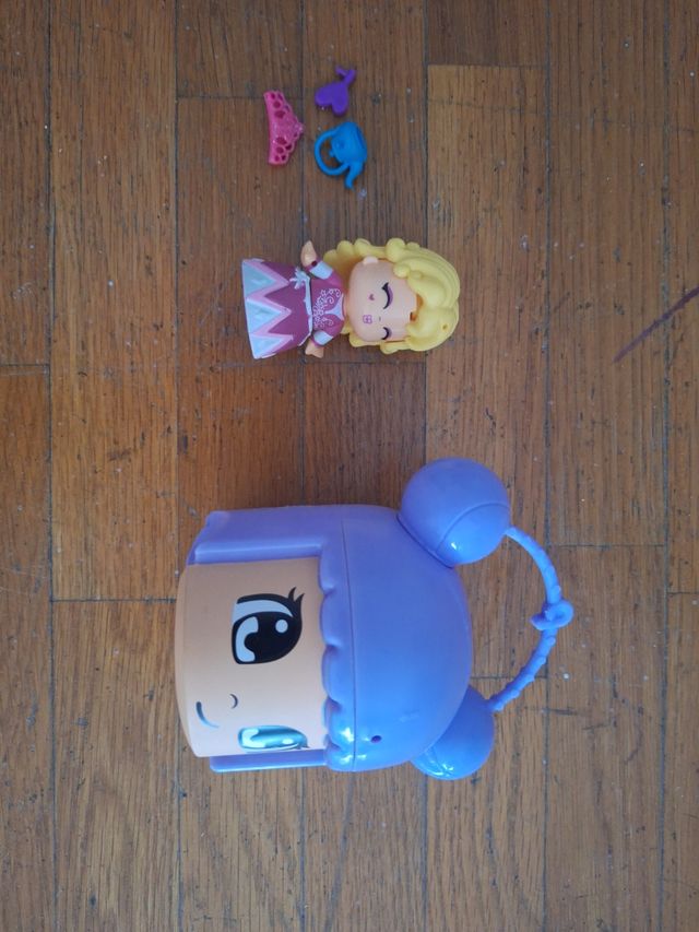 Pin y Pon: 1 muñeca, 3 accesorios y mini cabeza