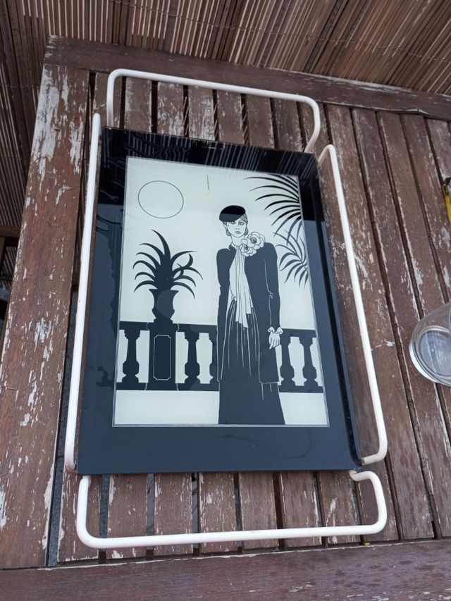 Bandeja vintage años 70