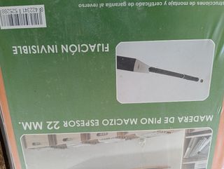 Estantes madera pino 22mm