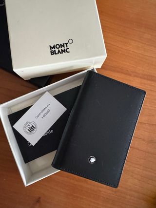 Tarjetero Montblanc Meisterstück - Negro