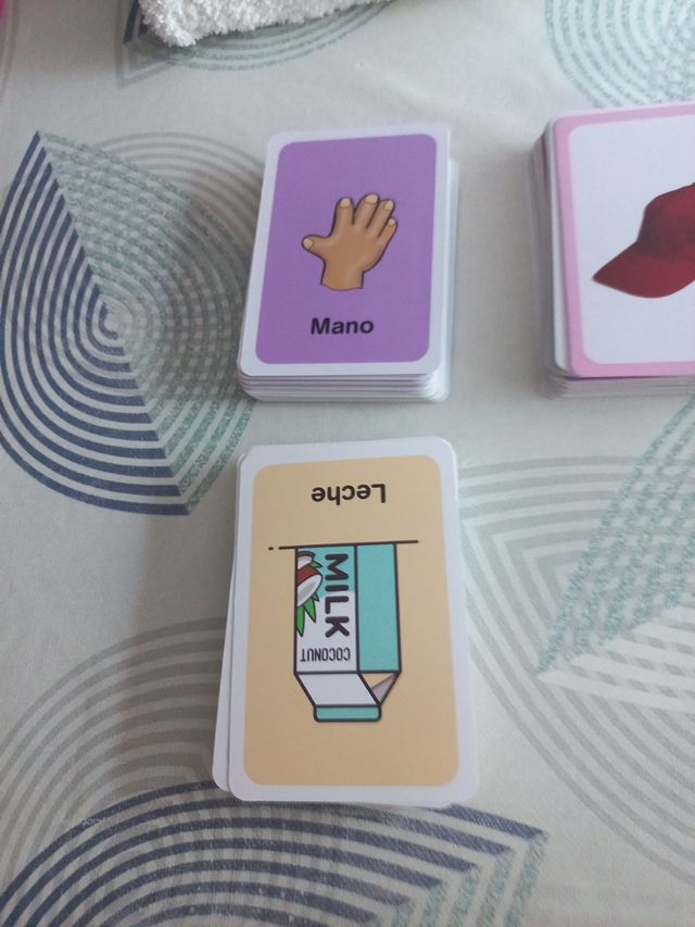 Tarjetas educativas: Lectoescritura