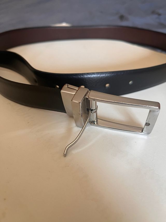 Cinturón reversible de cuero (Marron y Negro)