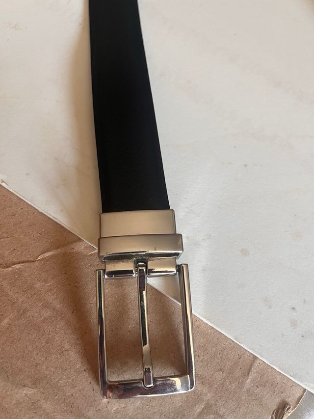 Cinturón reversible de cuero (Marron y Negro)