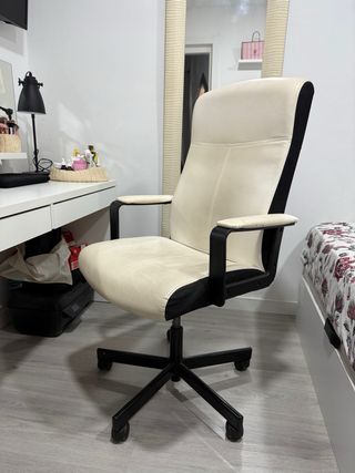 Silla oficina piel sintética