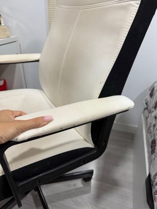 Silla oficina piel sintética