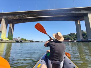 paseo en kayak por la ría de Bilbao