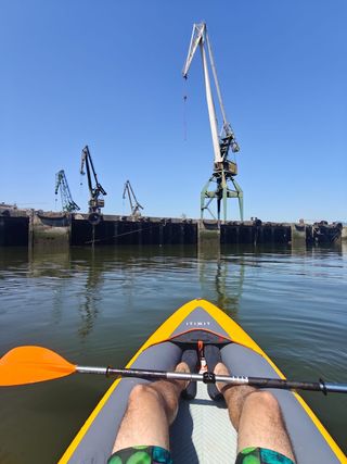paseo en kayak por la ría de Bilbao