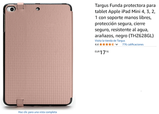 iPad Mini Tablet Apple Funda Protectora Targus 1-4