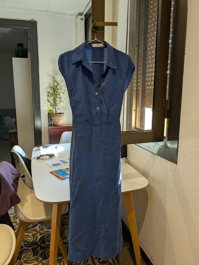 Vestido Mango azul - Talla M