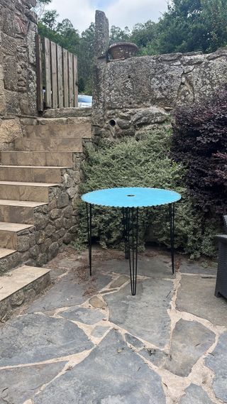 4 Patas de Acero para mesa - Negro
