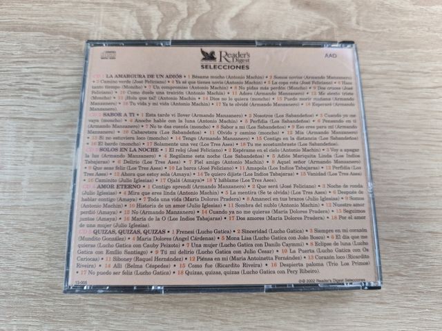 CD Boleros: Aquellos Inolvidables