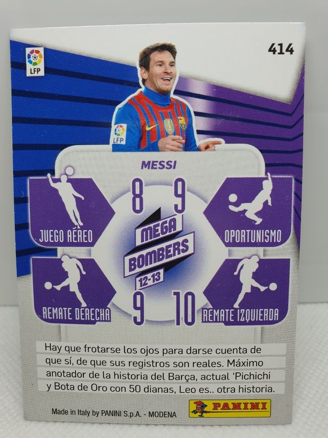 ⚽️ CROMO DE FUTBOL MESSI MEGA BOMBERS 12-13 MGK