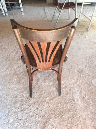 12 Sillas Madera Marrón