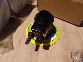 Lijadora neumática 150mm + discos de pulir