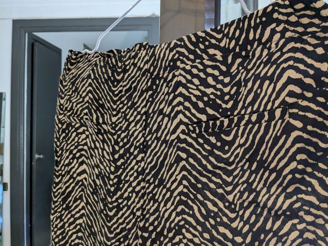 Pantalón ancho Mango - cebra