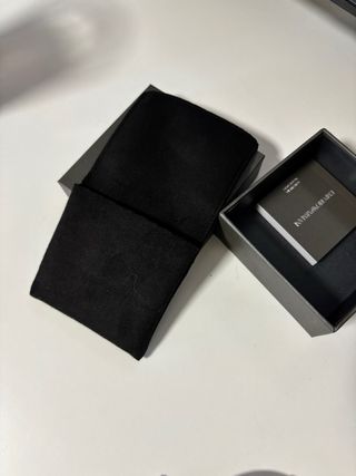 Pulsera Emporio Armani negra y plata