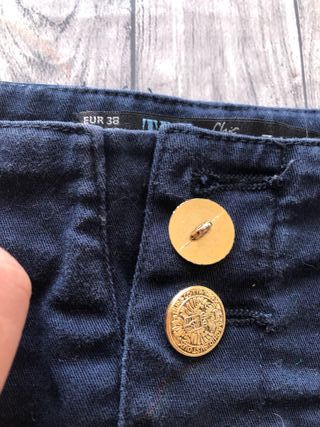Mini Falda TRF Zara Azul Marino - Talla 38